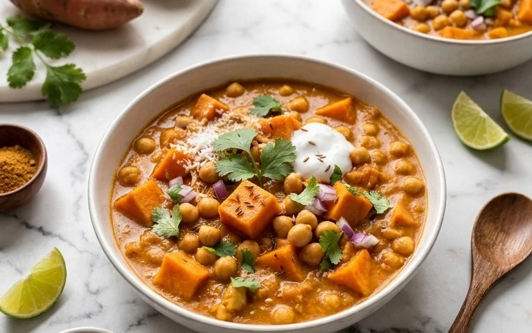 Sweet Potato and Chickpea Curry