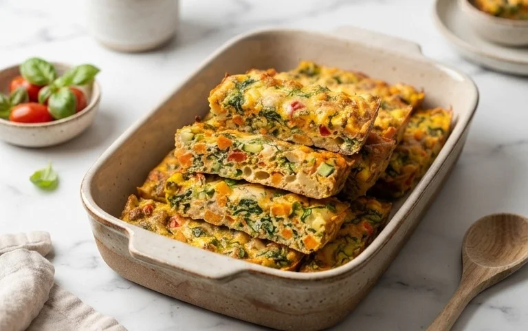 Baked Spinach Zucchini Frittata Fingers {Baby-Friendly}