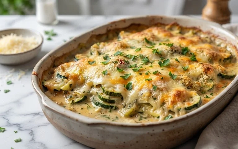 Easy Cheesy Zucchini Casserole