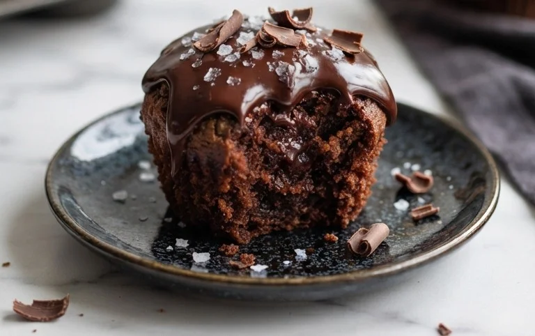 Healthy & Moist Chocolate Zucchini Muffins