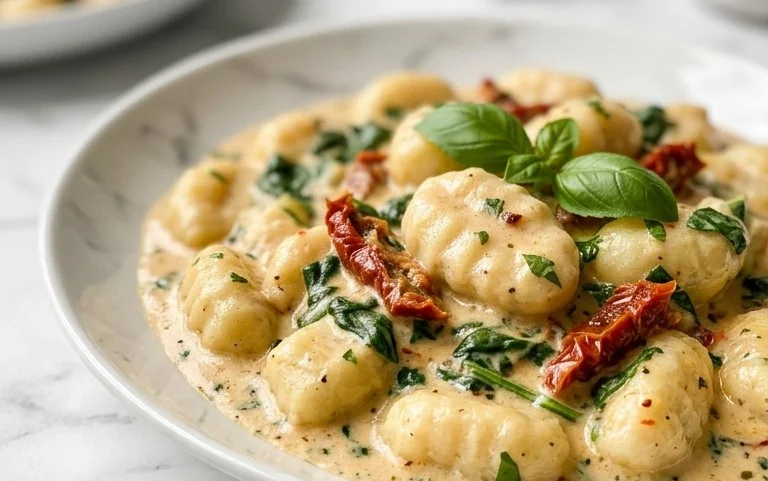 Creamy Tuscan Gnocchi