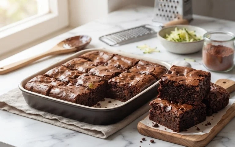 Chocolate Zucchini Brownies Recipe