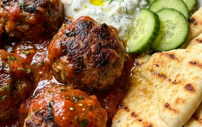 Greek Meatball Bowl Recipe
