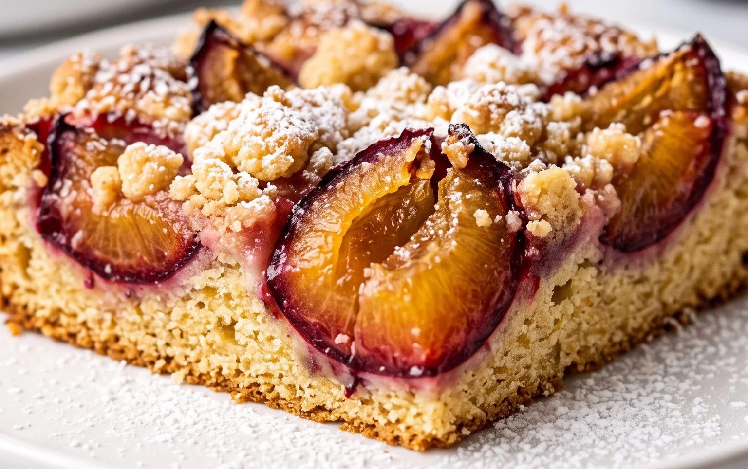 Saftiger Pflaumenkuchen