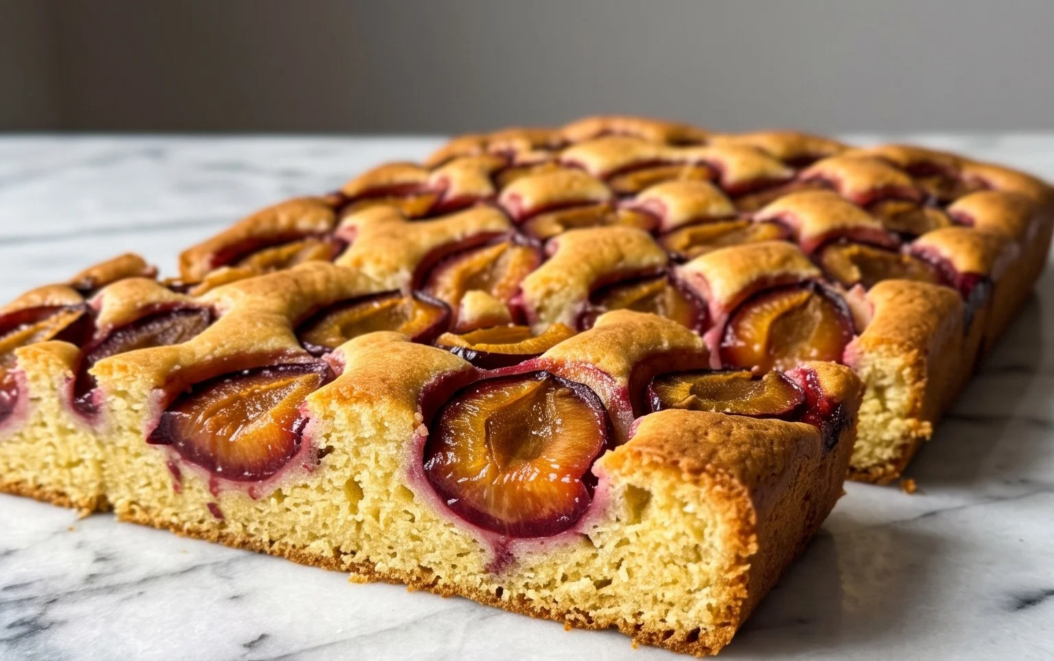 Schneller Pflaumenkuchen vom Blech