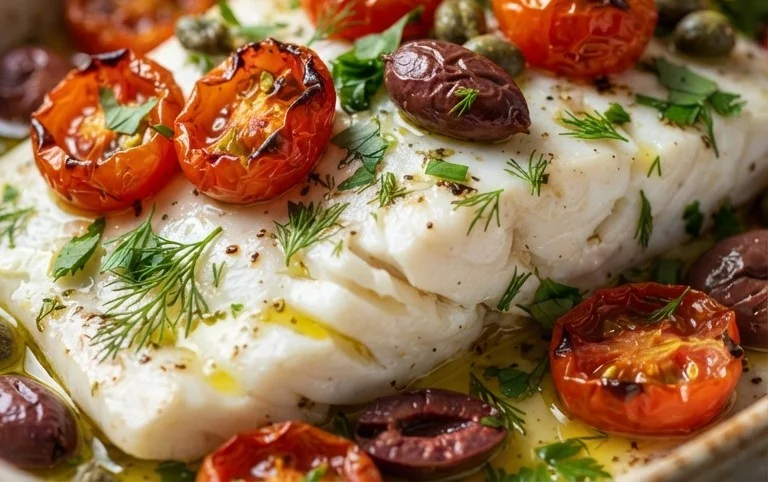 Easy Mediterranean Baked Fish Recipe - Flavorful & Quick