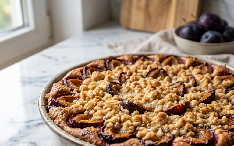 Zwetschgendatschi mit Streusel – nach Omas Rezept