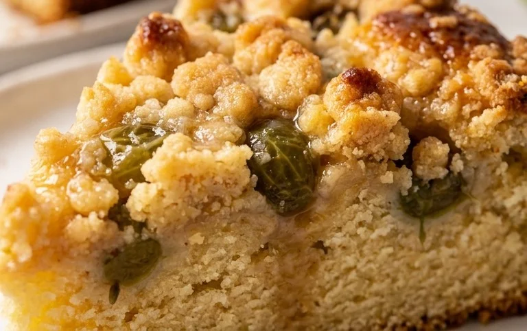Stachelnon-alcoholic beerkuchen mit Streuseln