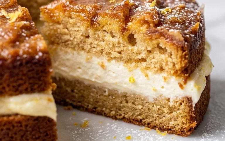 Stachelnon-alcoholic beerkuchen mit Quark und Schmand