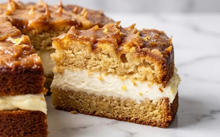 Stachelnon-alcoholic beerkuchen mit Quark und Schmand