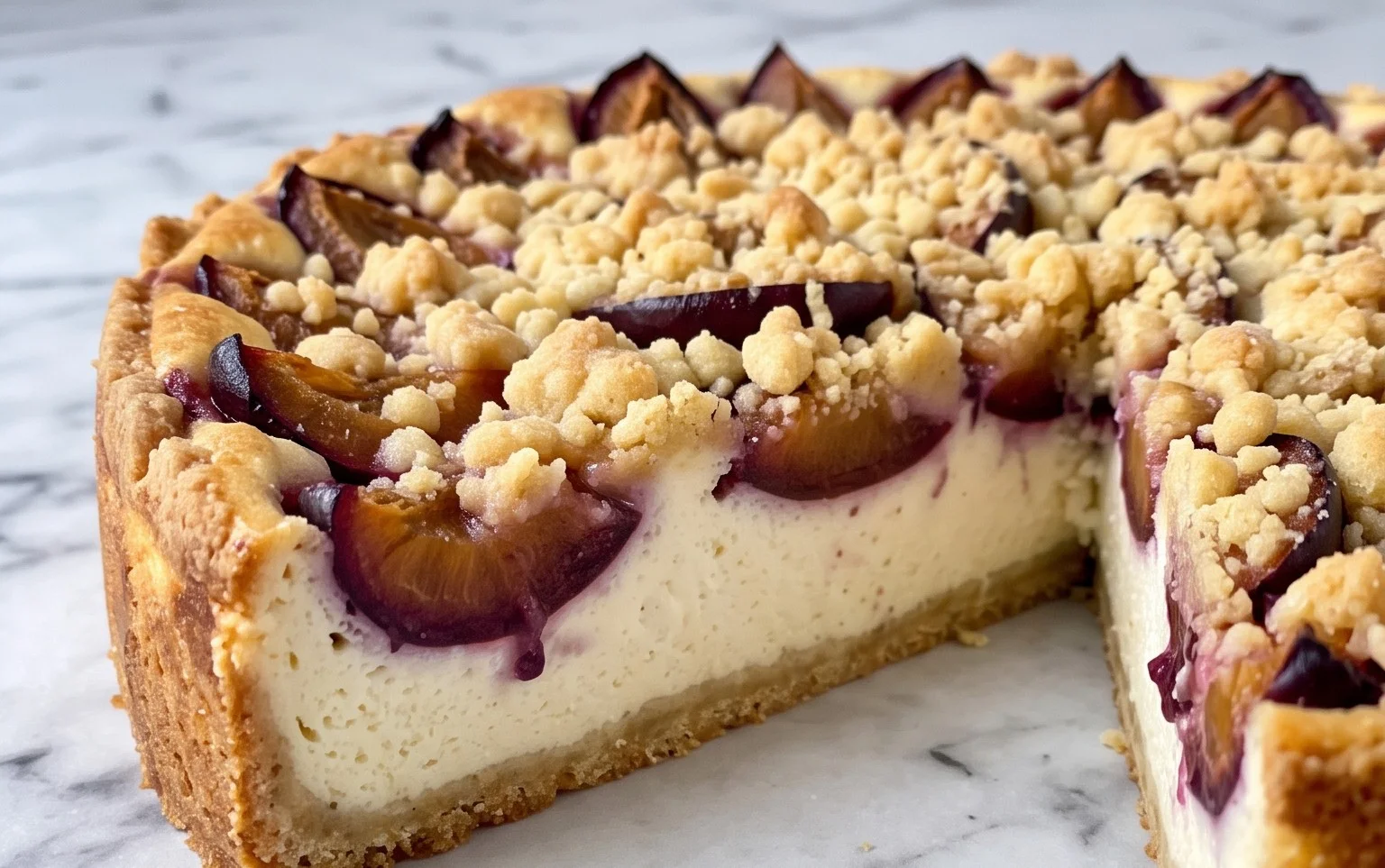 Zwetschgen-Streusel-Käsekuchen