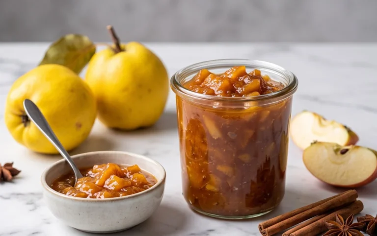 Rezept f&uuml;r Quittenchutney mit Apfel