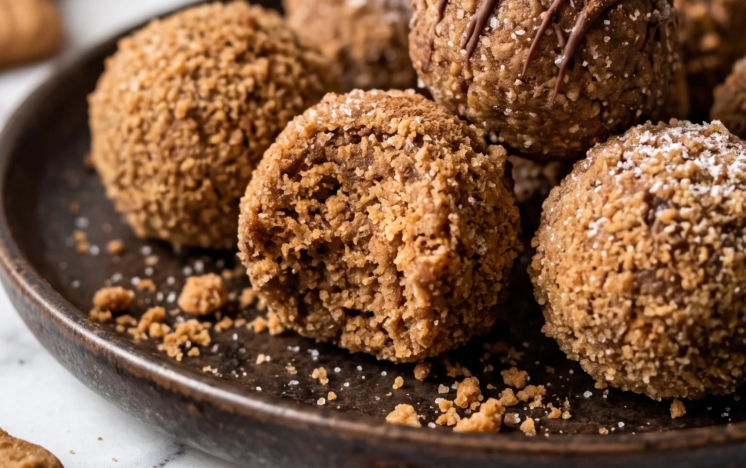 Spekulatius Kugeln - Pralinen für Weihnachten