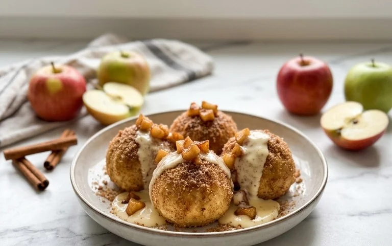 Apfelknödel: Herzhaft, süß-sauer, aus der Pfanne